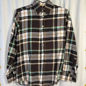 Burberry Button Down Plaid Shirt‎ Men S
